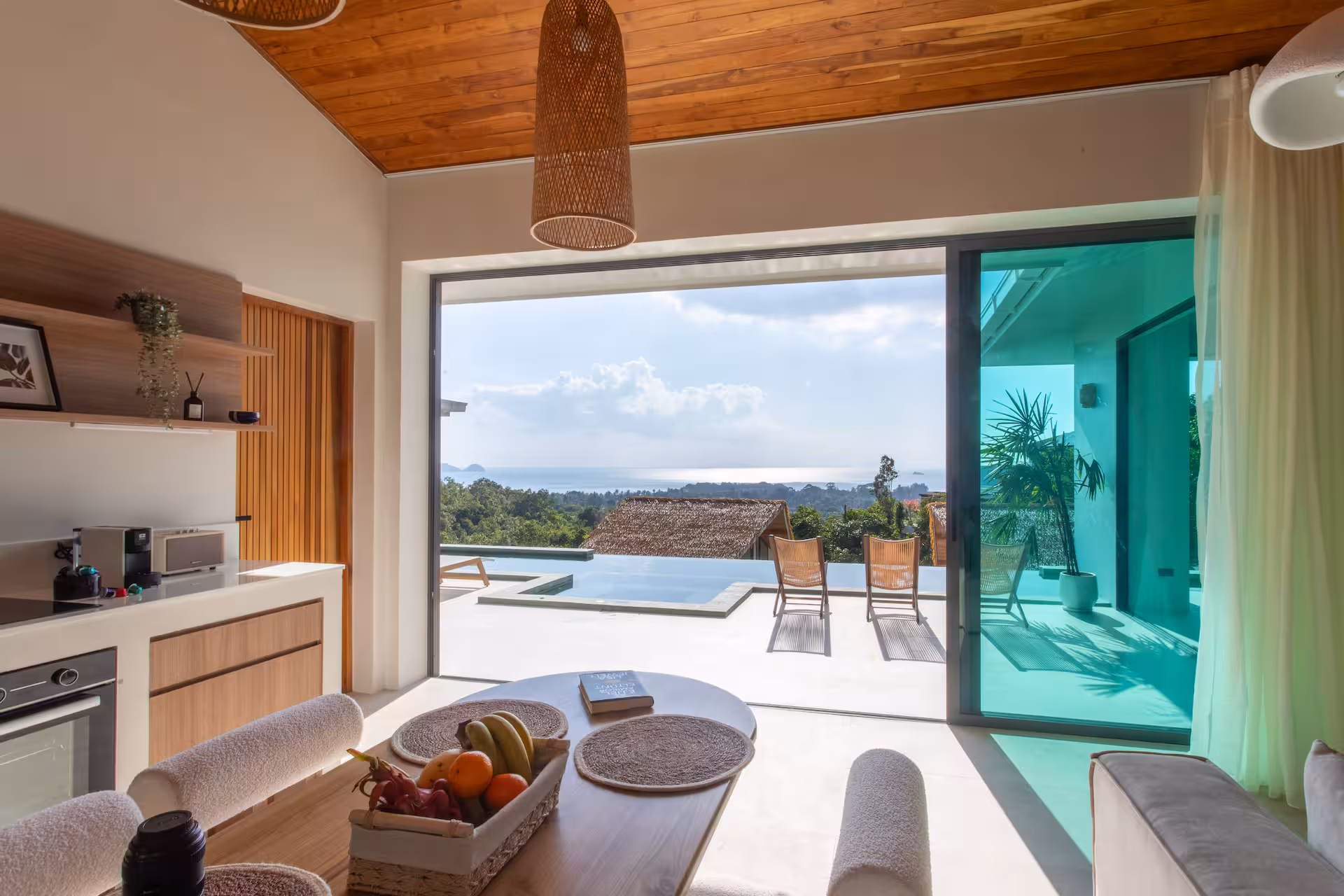 Siam Mila Villa — infinity pool and ocean view, Srithanu, Koh Phangan
